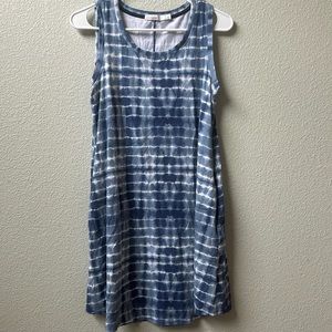 Eluminary Medium Blue Tie Dye‎ Dress